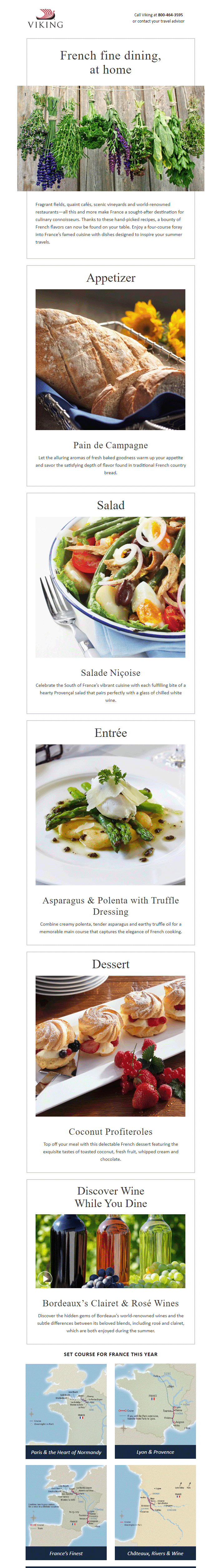 Viking French Dining Email